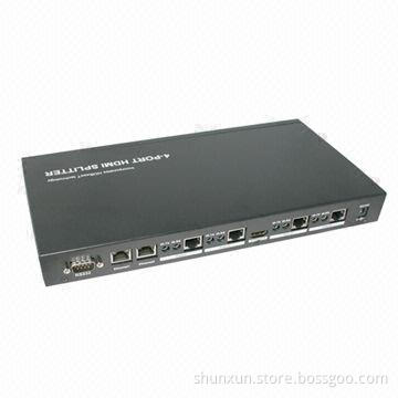 4-port HDBaseT HDMI 70m Splitter Extender, Supports CEC, 3D/4K x 2K, with IR Control